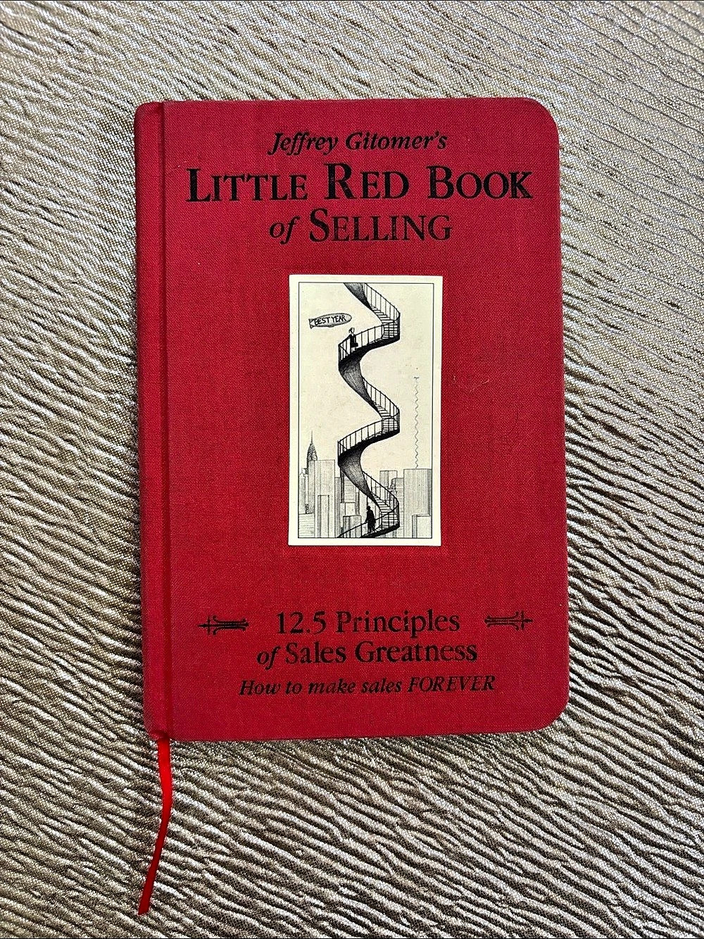 Little Red Book of Selling Red Hardcover Book by Jeffrey Gitomer